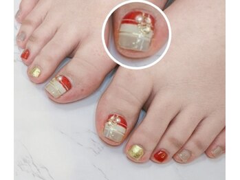 チェリー(Cherry)/【チェック柄ネイル】