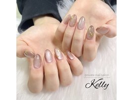 【ジェル】4本デザイン