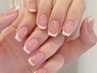 【Hand☆ソフトジェルオフ無料】美フォルム♪カラーフレンチネイル¥6680