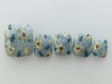 アイネイルズ 池袋店(I-nails)/ブルーフラワー