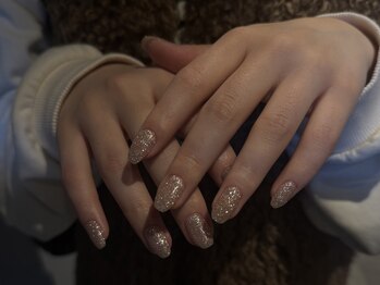 ラメフラッシュネイル