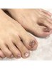 ☆平日限定【来店3回目まで同じ価格】フットジェル親指アート ¥7700