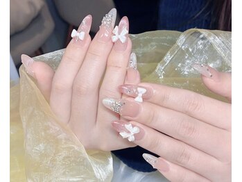 Sara Nail Salon池袋【サラ】長さだし/パラジェル/マグネット/ワンカラー/付け放題/ガーリー系成人式ネイル