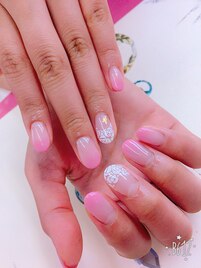 薔薇ネイル