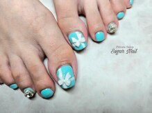 シュガーネイル(sugar nail)/ティファニーフットネイル