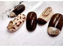 アルーシェ 平井(Alushe)/秋冬上品レオパード￥6980