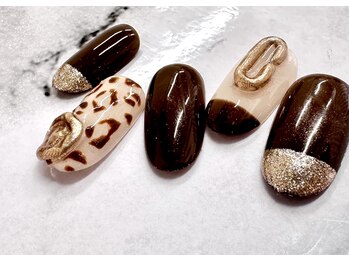 アルーシェ 平井(Alushe)/秋冬上品レオパード￥6980