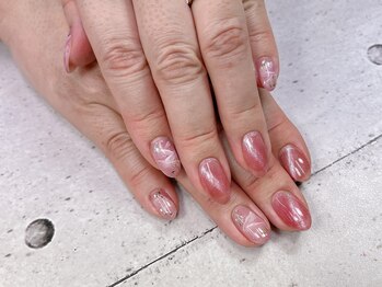 ネイル ビューティーマジック 葛西本店/ニュアンスマグネットネイル
