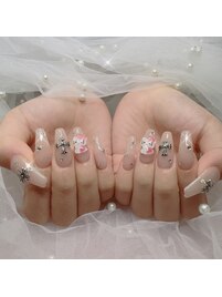 キティちゃんネイル