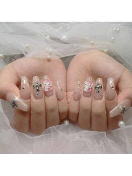 ブリー(Brille)/キティちゃんネイル