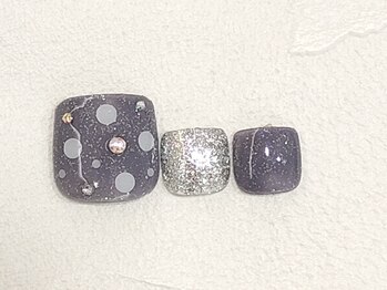 ヘルシーネイルサロン マリアール オーロラタウン店/フットジェル定額スタンダード