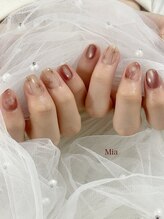 ミア(Mia)/落書きリボンネイル