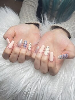 アミネイル 中野(Ami Nail)/ワンホンガーリーネイル