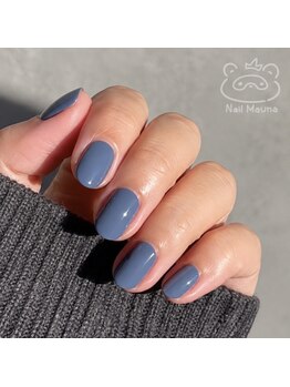 ネイルマウナ(Nail Mauna)の写真/≪シンプル可愛いデザインがいっぱい≫可愛いトレンドネイル♪定額のご用意もあり♪ワンカラー/マグネット