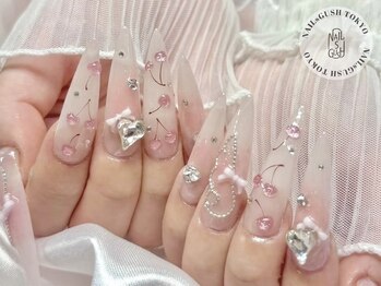 ネイルズガッシュ 川崎店(NAILsGUSH)の写真/【痛ネイルの施術も可能】フリ-デザインコ-ス(オフ込)150分¥14900~※痛ネイルのご予約はLINE@のみ