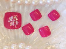 ネイルアンドアイラッシュ ボネール 銀座店(lash Bounail)/シンプル　フット 8980円