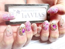 プロフェッショナル ネイルサロン ラヴィアス(LAVIAS)/【ジェル】10本アートし放題