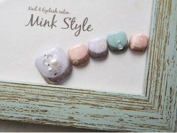 ミンクスタイル 恵比寿店(Mink Style)/パステルフットネイル