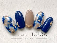 ネイルアトリエルカ(nail atelier LUCA)/W-132 大人上品ニュアンスネイル
