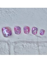 ビューティーフロア ビビット サロンアンドスクール(BEAUTYFLOOR vivid salon&school)/ぷっくりマーブルネイル★