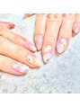 アンドラッシュネイル(&Lash nail)&nbsp;フラワーも人気デザインです♪