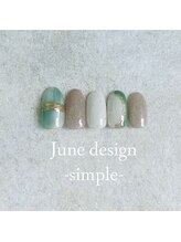 エトワールネイル 高崎筑縄町店(Etoile nail)/24年6月シンプルハンド定額