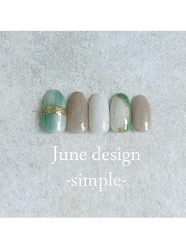 エトワールネイル 高崎筑縄町店(Etoile nail)/24年6月シンプルハンド定額