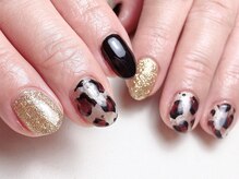 寺子屋ビューティーズ(寺子屋Beauty's)/定額　ヒョウ柄ネイル
