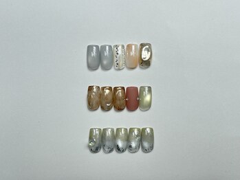 フィロンネイル 武蔵小杉店(filonnail)の写真/"こだわりぬいたさりげなさ"を。インク/色混ぜ等ニュアンス特化のデザインが豊富【定額ニュアンス¥7500~】