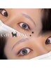 人気No.3☆【目幅UPキャットeye★course】パーマ&目尻エクステ&下エクステ