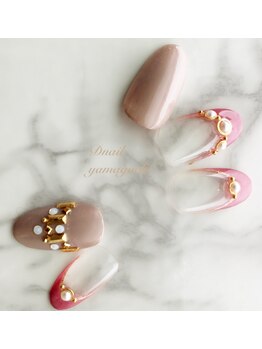 ディーネイル(Dnail)/フレンチとストーンアート♪