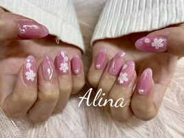 春限定桜ネイル