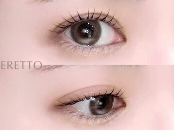 エレット 渋谷店(ERETTO)の写真/【話題のマスカラパーマ導入★】自己主張しすぎない可愛らしい目元に仕上げます♪