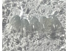 ミュウネイル(miu_nail)/ラメグラデーション×バラ