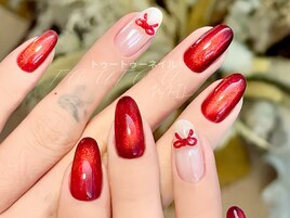 赤リボンxマグネット