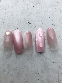 しずくマグネットネイル