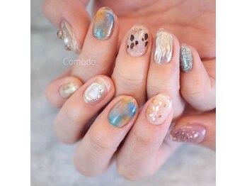 ネイル アトリエ コモード(nail atelier Comodo)/クリアフレンチ