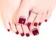 ネイルコレクション ピンク(Nail Collection Pink)の写真/素足もまだ多い季節【親指ストーン+甘皮ケア付き4990円】【フット:フリーアート6990円】等お得なクーポン有