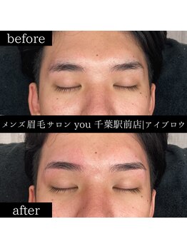ユー 千葉駅前店(you)/メンズ眉毛/メンズ眉/千葉駅