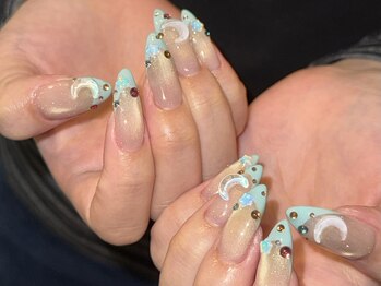 ウォル トウキョウ 渋谷(WOL TOKYO)/長さ出しフレンチネイル