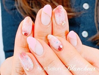 ネイルサロン ブランシュール(Nail Salon Blancheur)/【春の桜アートネイル】