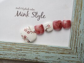 梅フットネイル