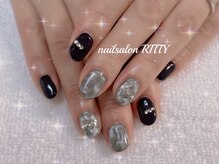 ネイルサロン リッティー(RITTY)/マーブルネイル