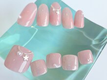 ネイルクリニック(NAIL CLINIC)/フットジェルネイル/夏/デザイン