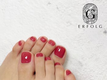 エアフォルク 銀座(ERFOLG)/ワンカラーフットネイル☆