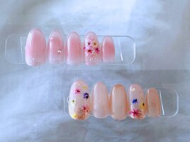 押し花ネイル