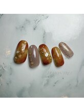 ネイルラボ レモンツリー(Nail Lab LEMON TREE)/紅葉ネイル