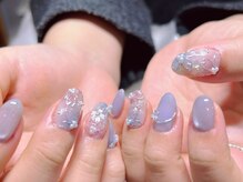 ネイルサロン リン(Lin)/持ち込み　桜ネイル