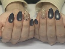 アイネイルズ 大宮店(Ｉ nails)/ちゅるちゅるネイビーマグ