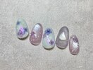 あじさい 水滴ネイル ￥９５００